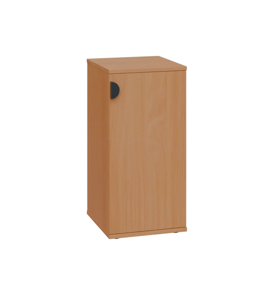 TN 2 - 3D kancelářská skříň, 1-dveřová, pravá, 750x360x400, buk royal